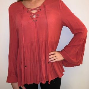 Long sleeve blouse